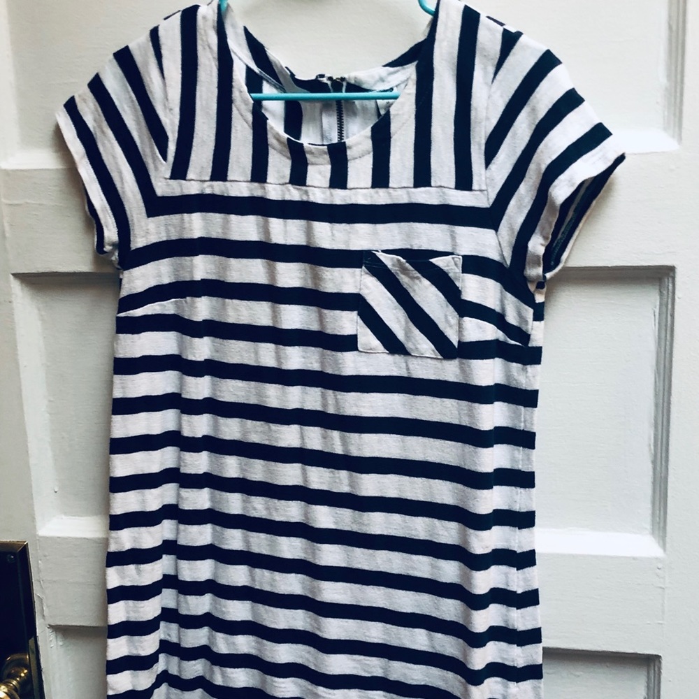 Striped T-shirt dress